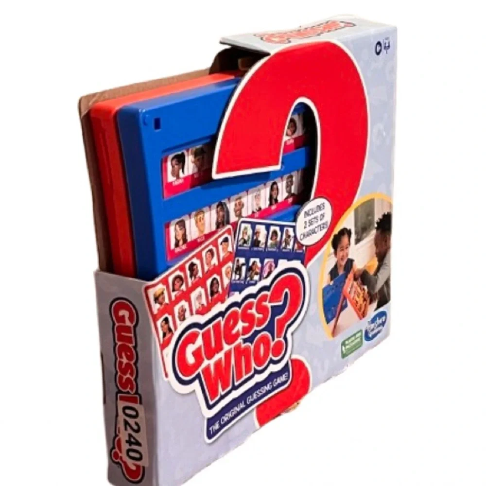 🆕Guess Who? The Original Guessing Game. Easy to Load Frame 2 Sets of Characters